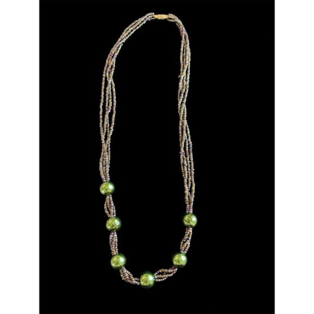 20” Artisan Created Multi Stand Micro Bead Necklace